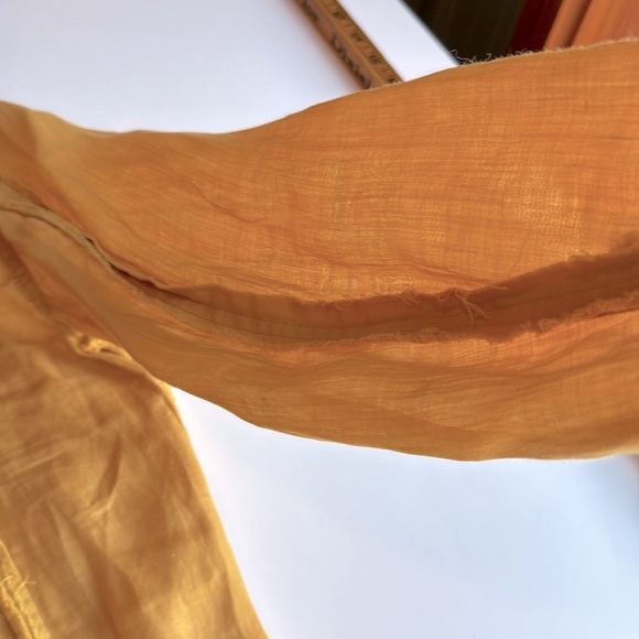 W.A.Y. Lightweight Jean jacket style with frayed detail size xs - Picture 6 of 10